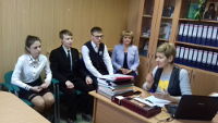 Представительный орган посетили юные ленчане